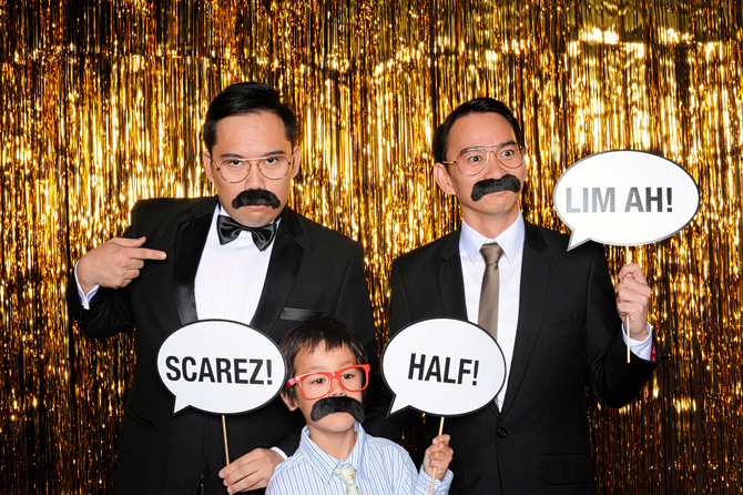 Marcus and Cindy  Wedding Hello Forever Singapore's Darling Wedding Photo Booth Highlights