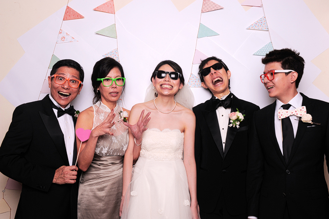 Mingyong and Joanna's Wedding Hello Stranger Singapore's Darling Wedding Event Photo Booth Highlights