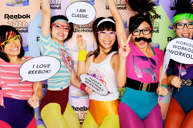 Reebok Workout Classic Hello Stranger Singapore's Darling Photobooth Highlights