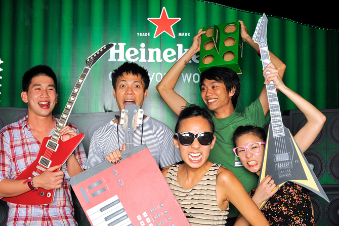 Heineken x Laneway Festival 2012 Hello Stranger Singapore's Darling Event Photobooth Highlights