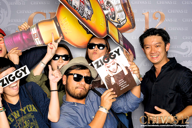 Chivas 12 presents Grand Master Flash Hello Stranger Singapore Event Photobooth