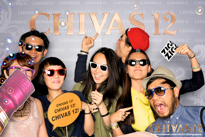 Chivas 12 presents Grand Master Flash Hello Stranger Singapore Event Photobooth