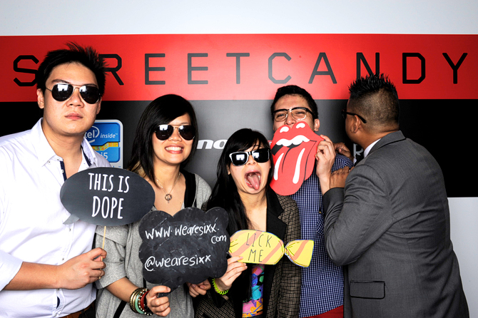 Streetcandy x Lenovo x Eriin Hello Stranger Singapore Event Photo booth