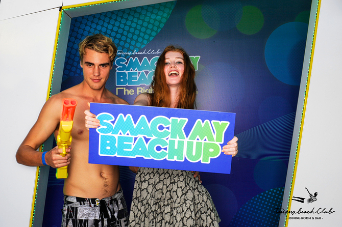 Smack my Beach Up at Tanjong Beach Club Hello Stranger Singapore's Darling Event Photo Booth