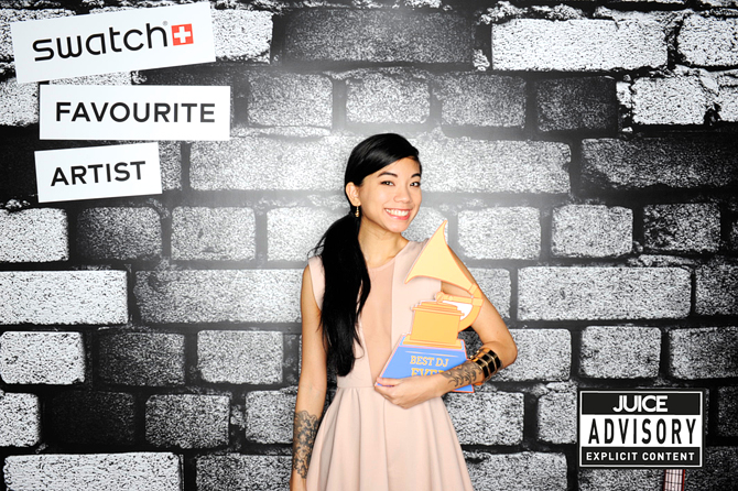 Juice 10th DJ Quest Hello Stranger Singapore's Darling Event Photo Booth